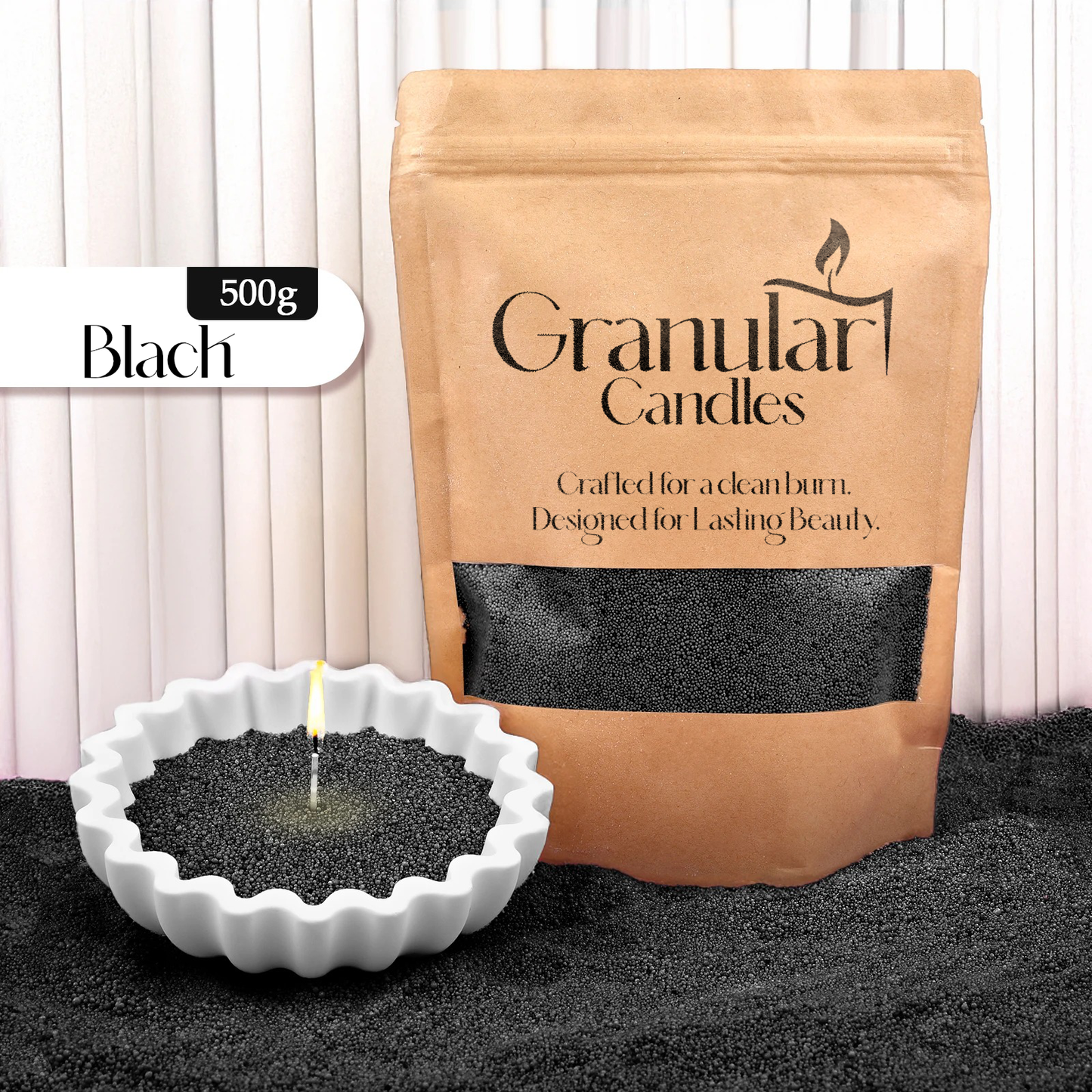 The Granular Candle