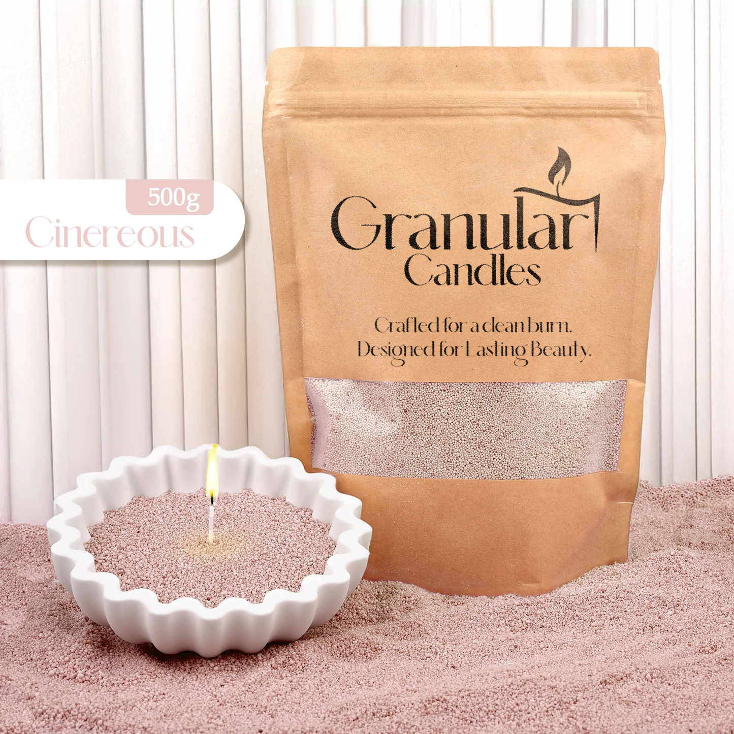 The Granular Candle