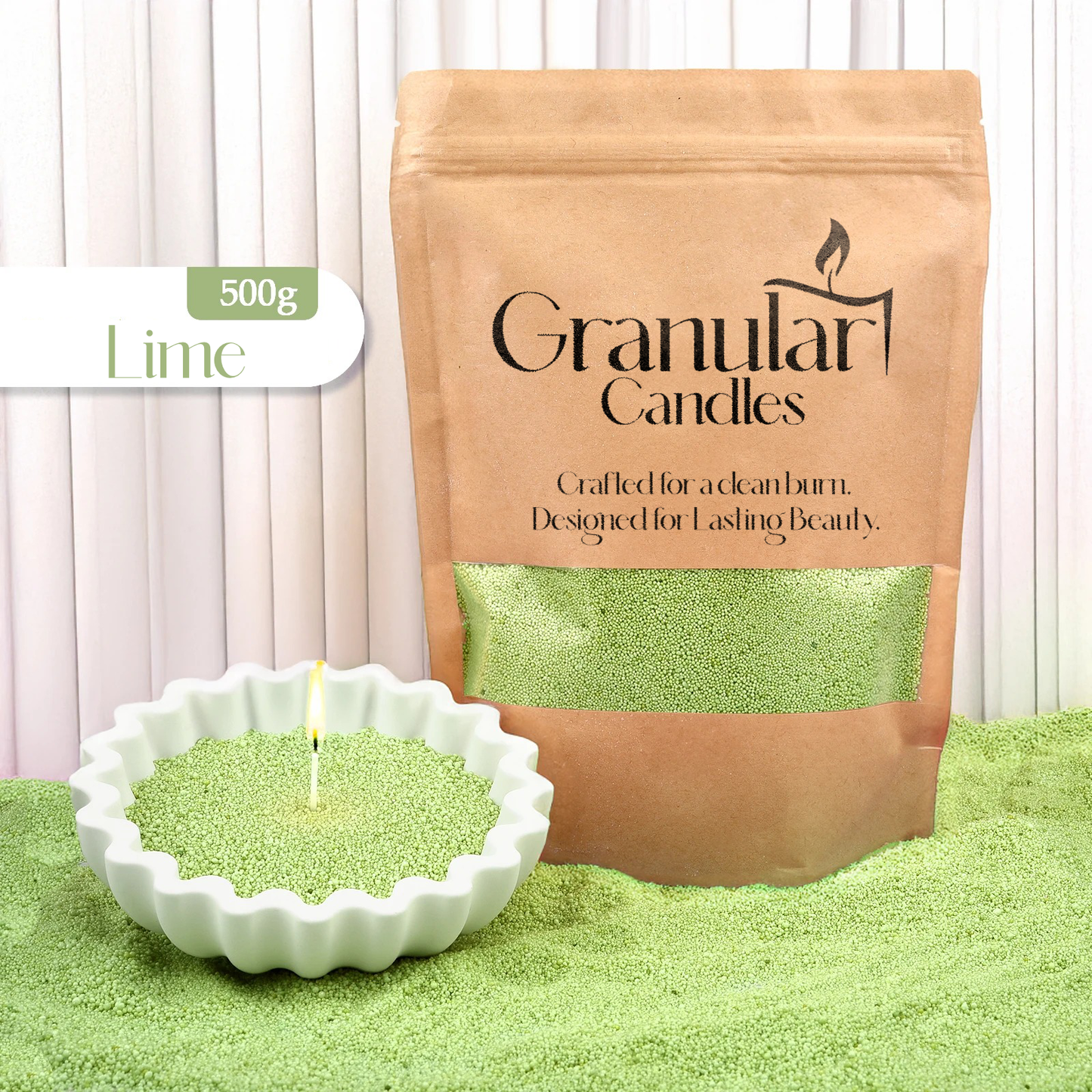The Granular Candle