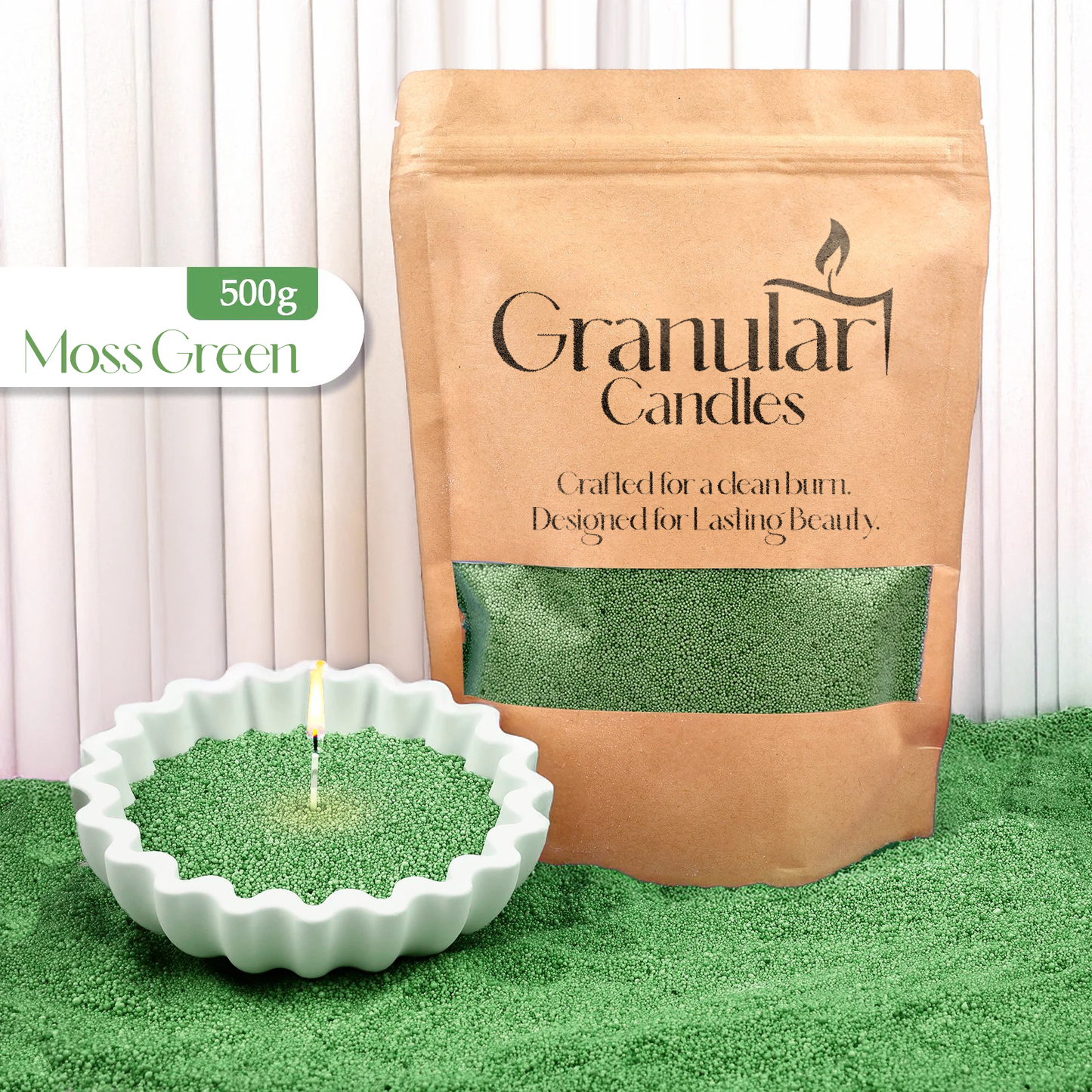 The Granular Candle