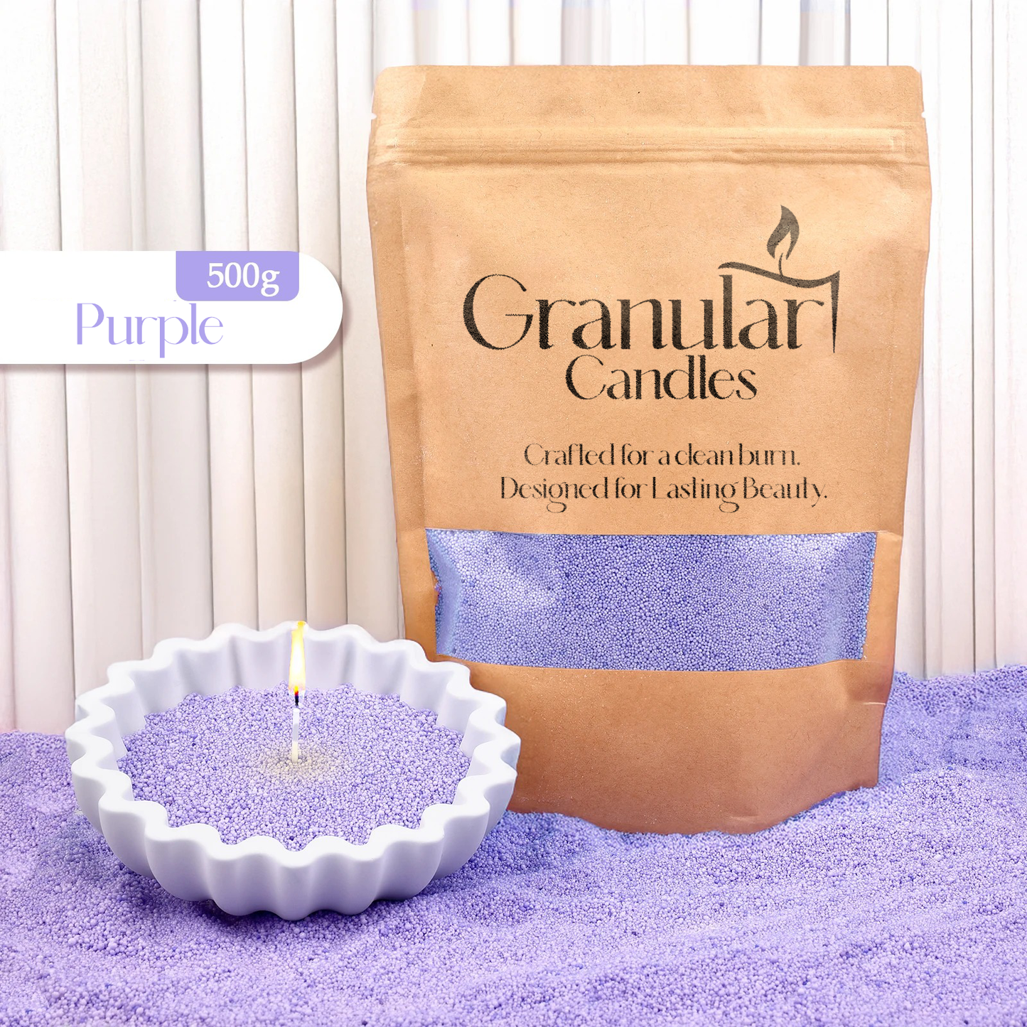 The Granular Candle