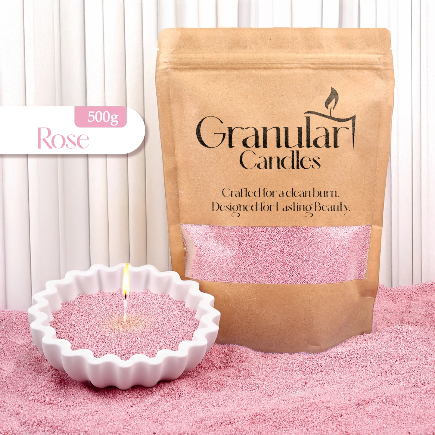 The Granular Candle