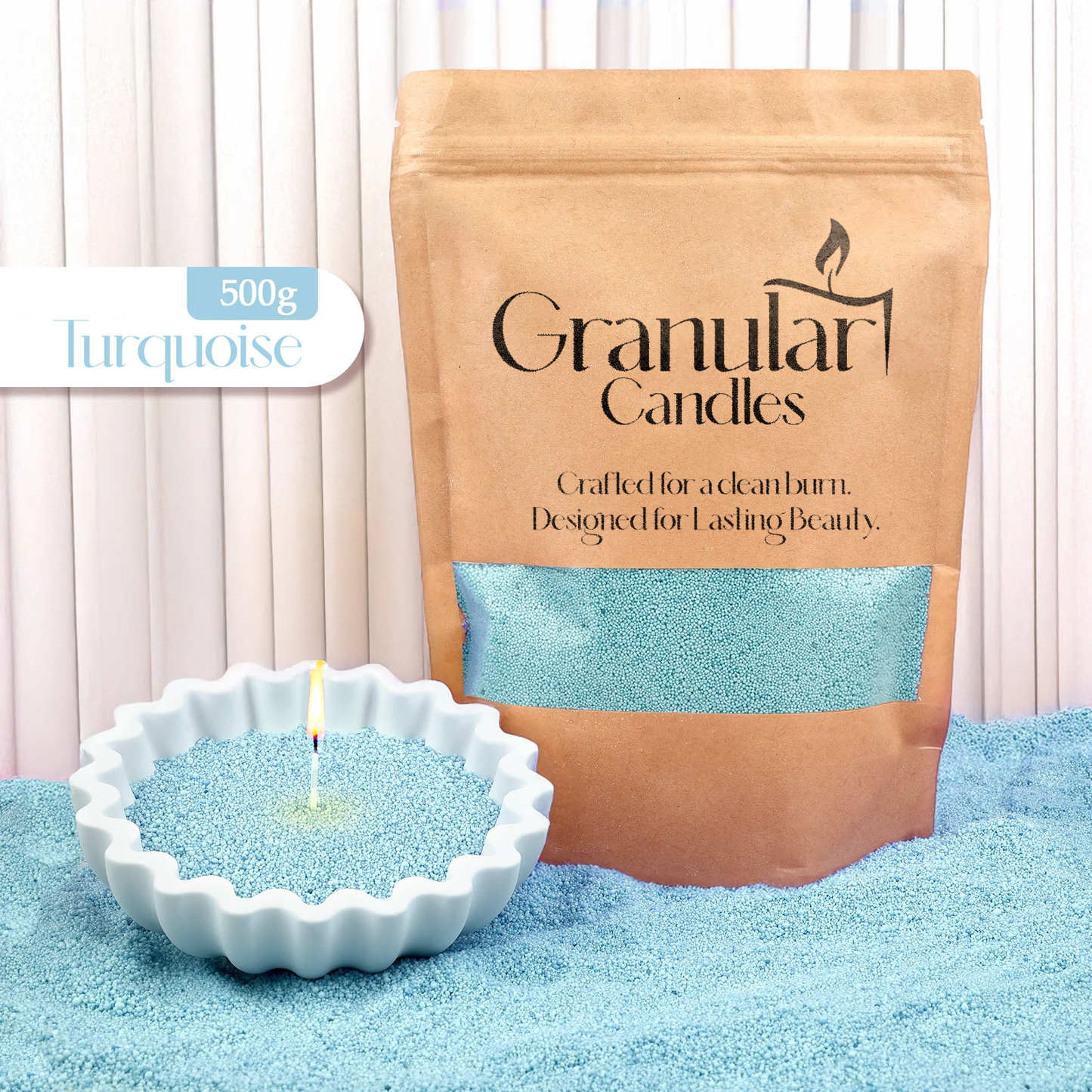 The Granular Candle