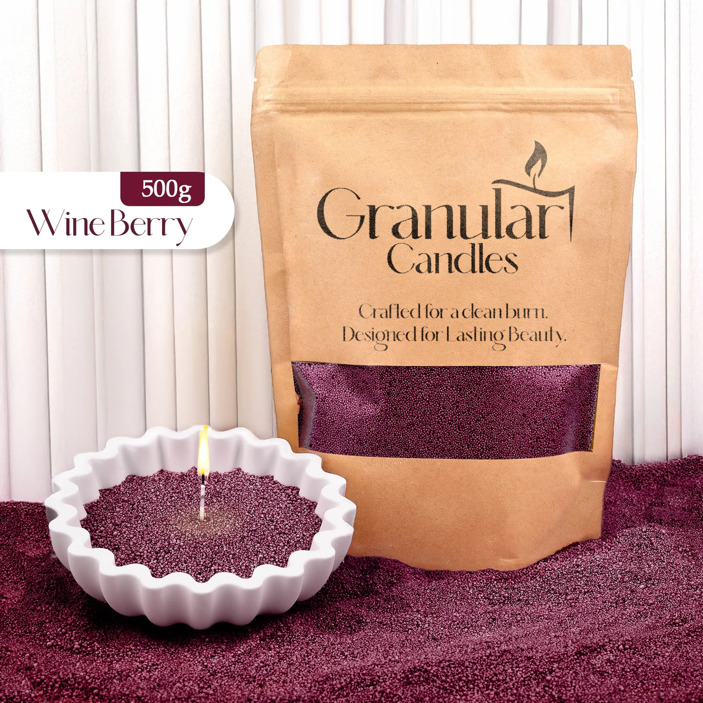 The Granular Candle