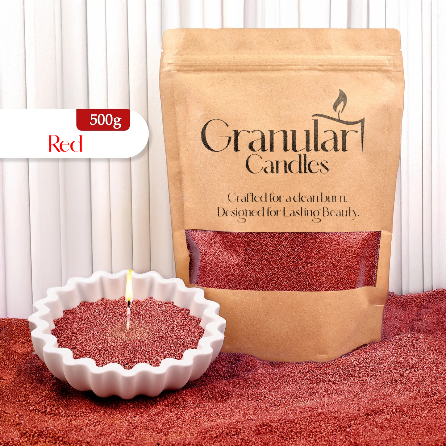 The Granular Candle